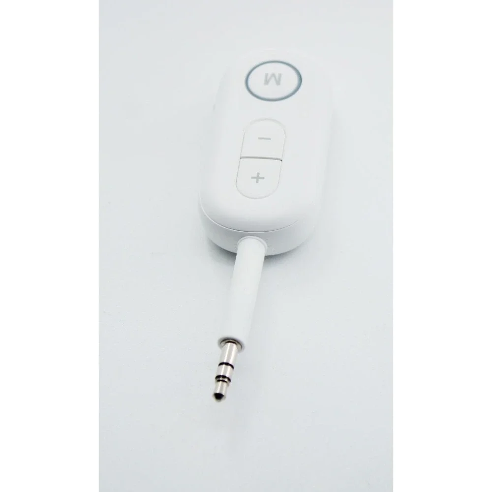 BT-13 2-in-1 Wireless Audio Adapter Bluetooth Receiver Transmitter White 3.5mm